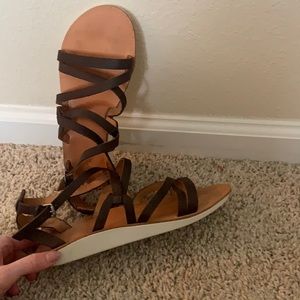 Olukai leather strappy sandals